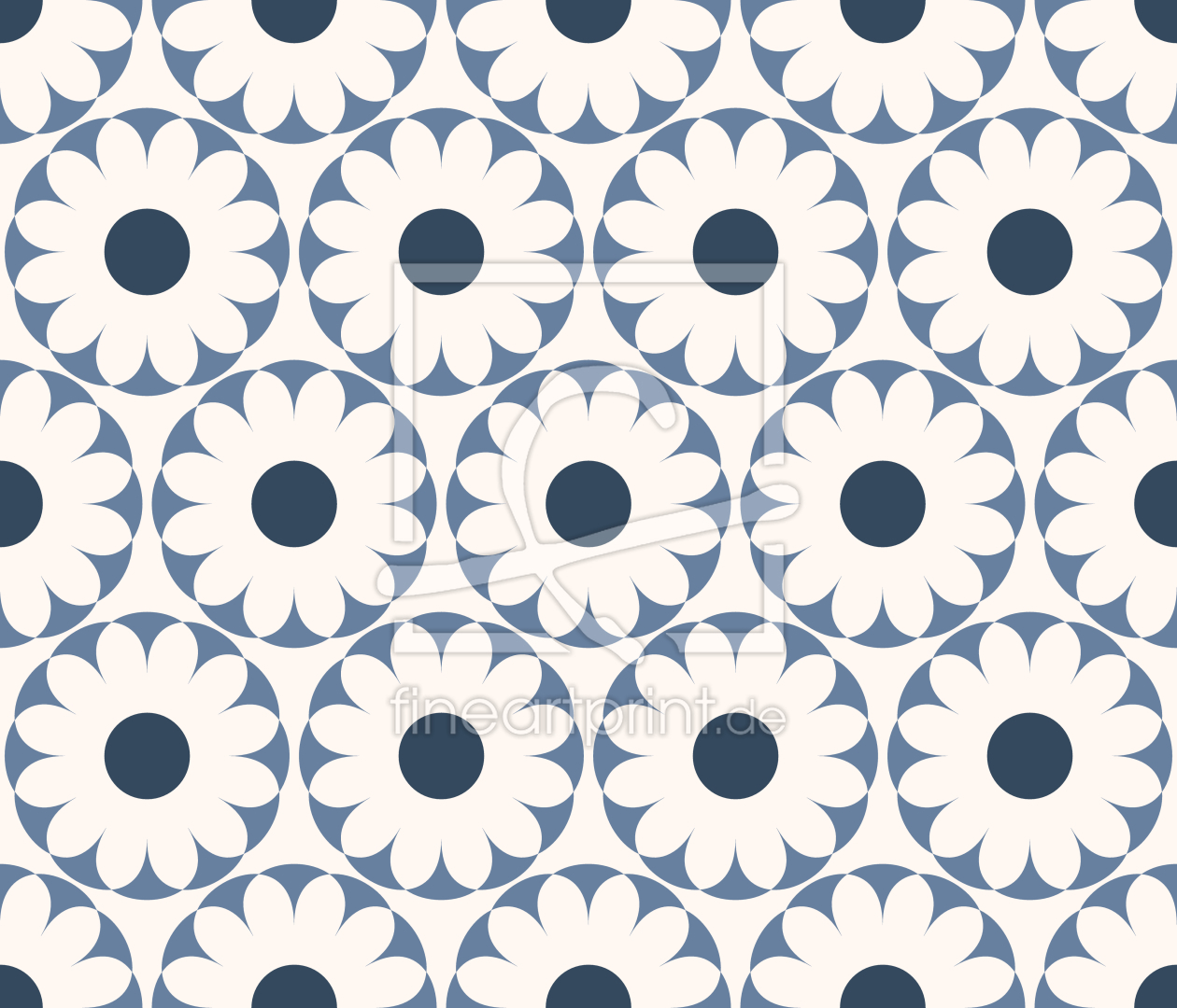 Bild-Nr.: 9013068 Azulejo Blumen erstellt von patterndesigns-com