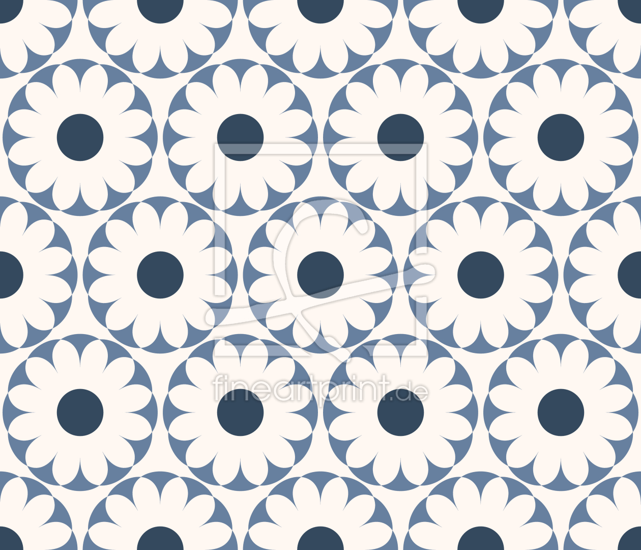 Bild-Nr.: 9013068 Azulejo Blumen erstellt von patterndesigns-com