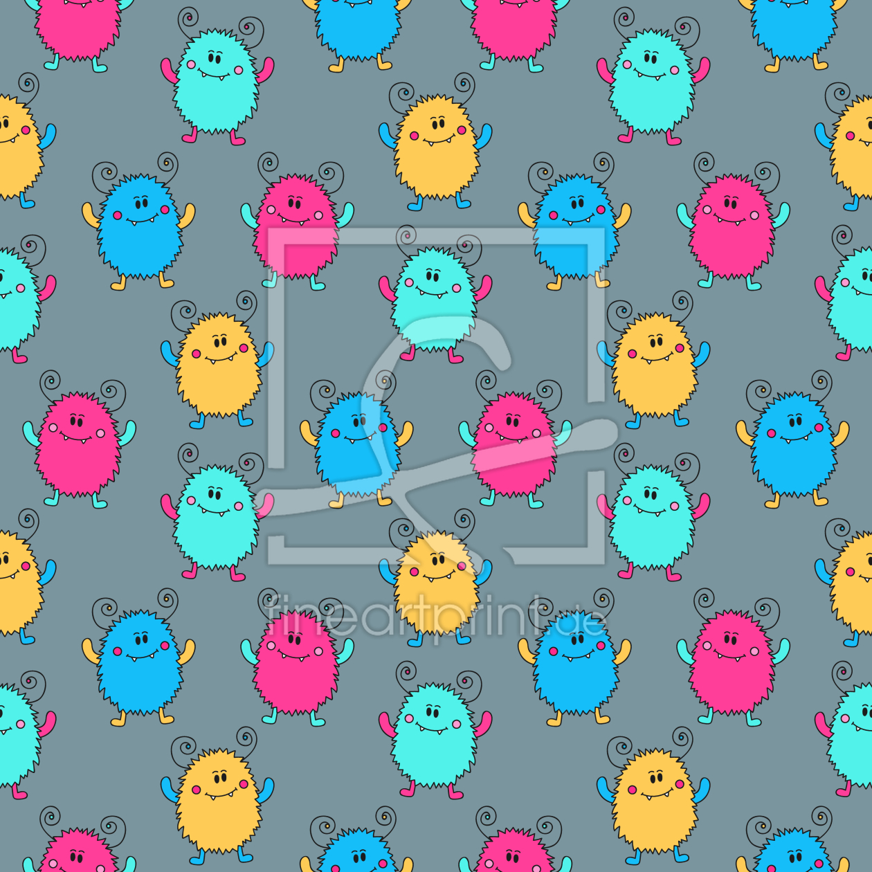 Bild-Nr.: 9013082 Liebe Monster erstellt von patterndesigns-com