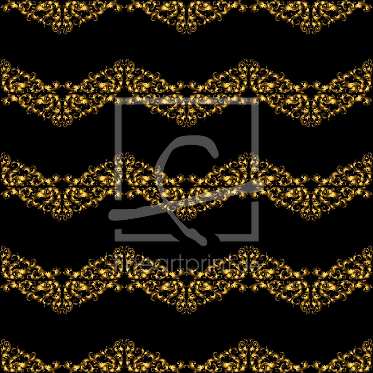 Bild-Nr.: 9013095 Königliche Wellen Bordüren erstellt von patterndesigns-com