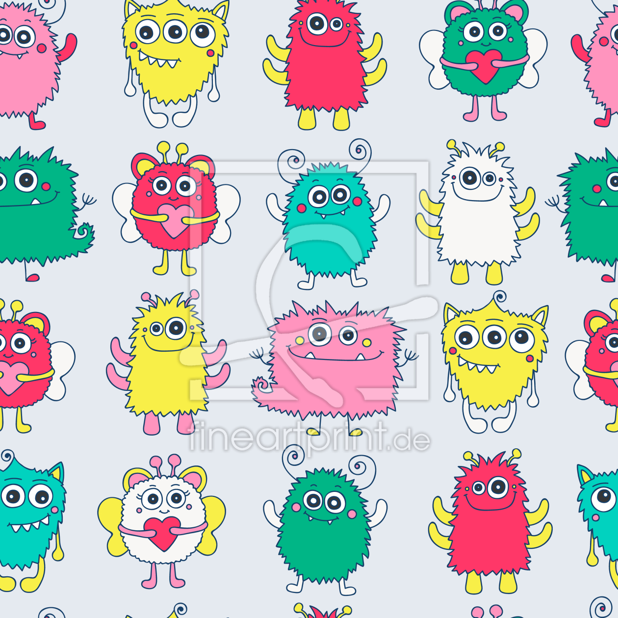Bild-Nr.: 9013120 Freundliche Monster erstellt von patterndesigns-com
