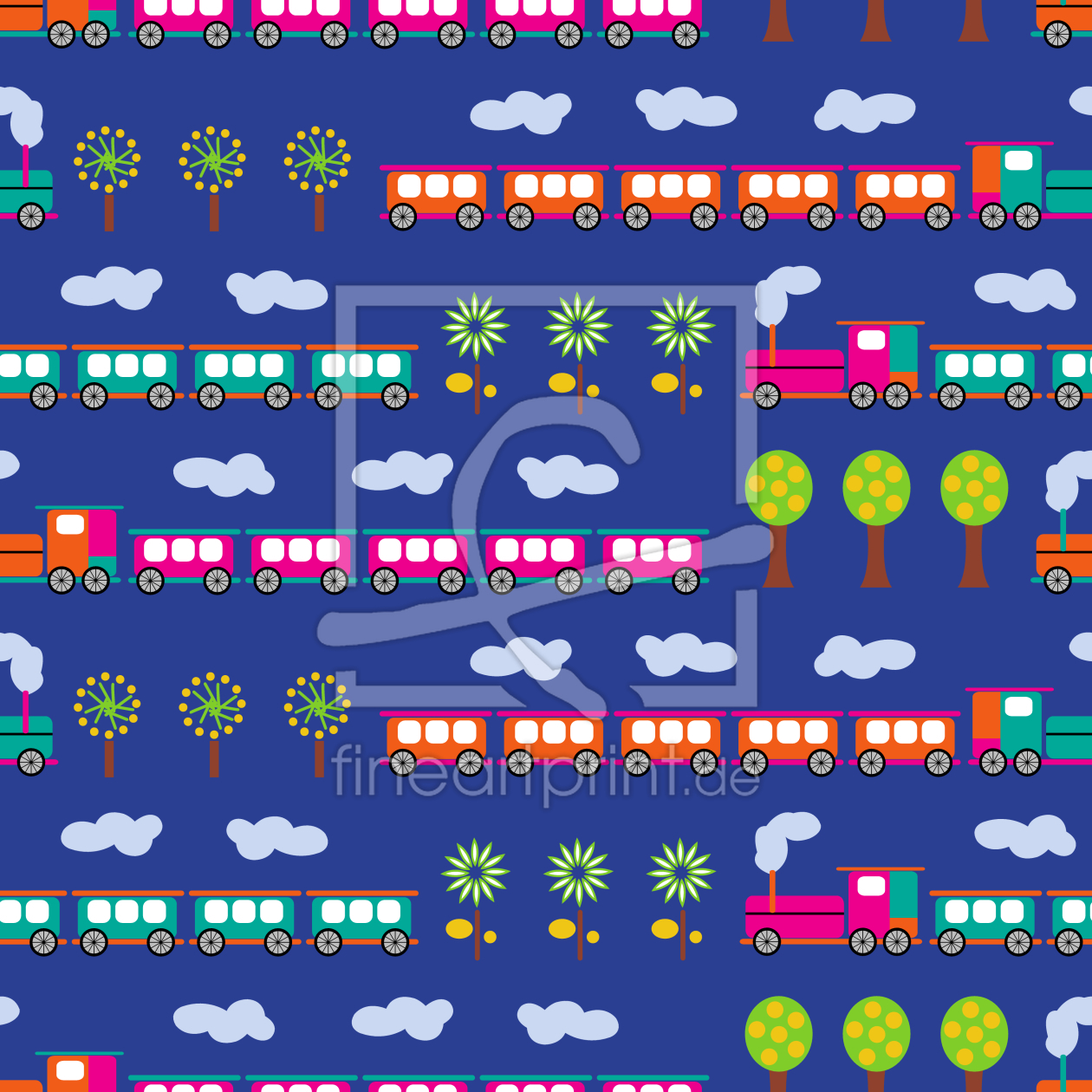 Bild-Nr.: 9013145 Tschu Tschu Eisenbahn erstellt von patterndesigns-com