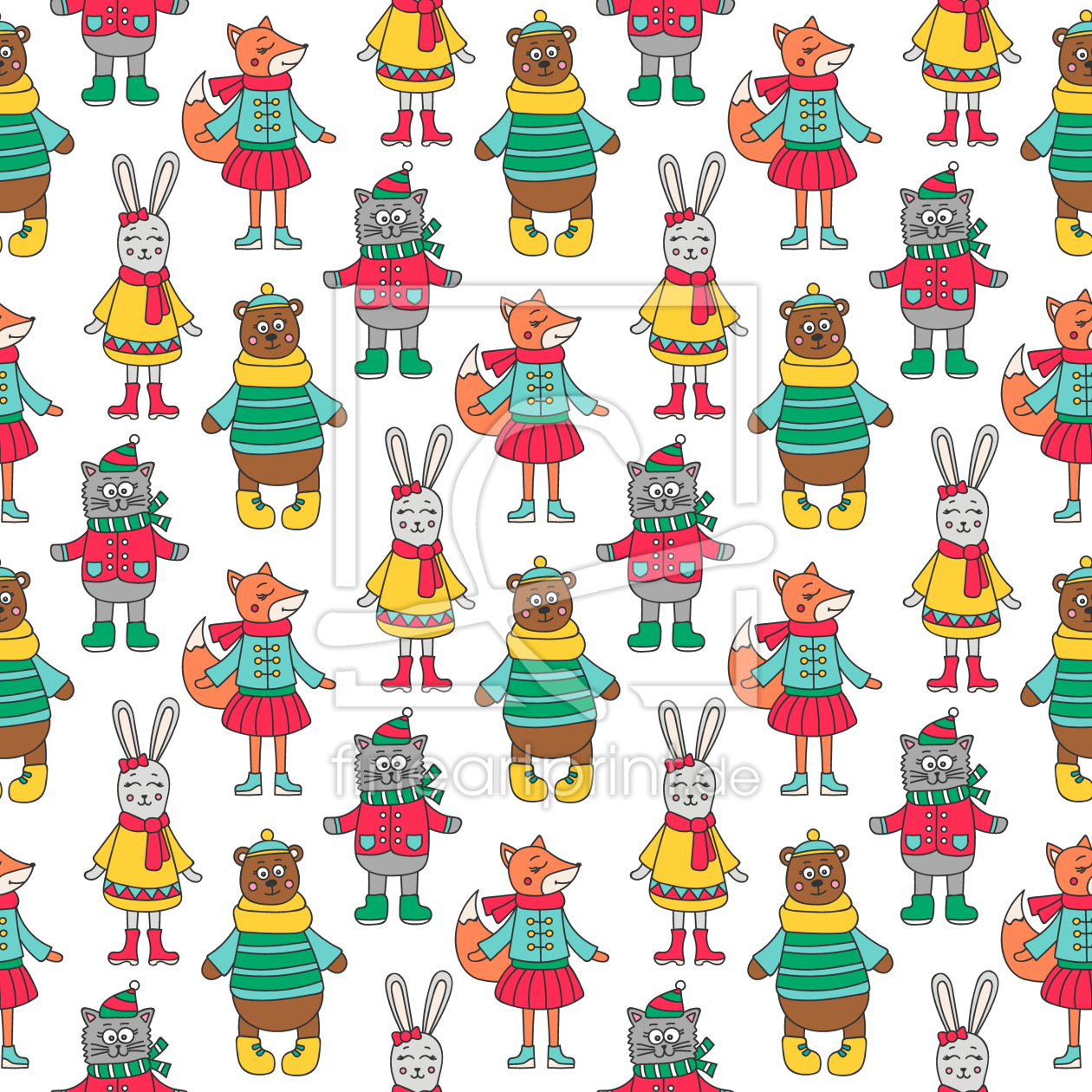 Bild-Nr.: 9013158 Winterfreunde erstellt von patterndesigns-com