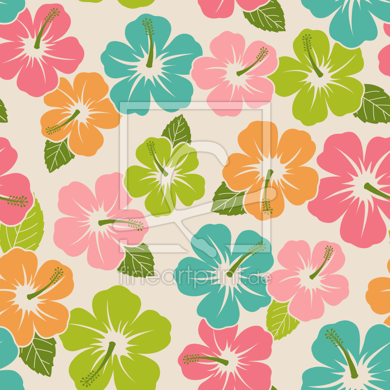 Bild-Nr.: 9013181 Hibiscus Power erstellt von patterndesigns-com