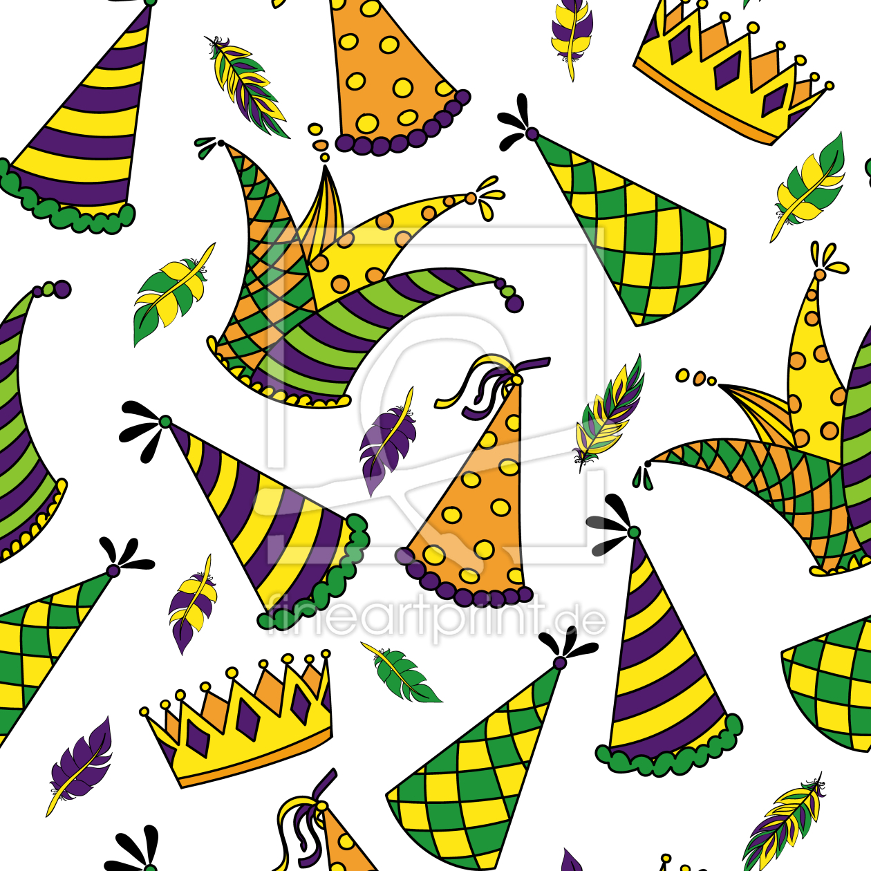 Bild-Nr.: 9013254 Karneval erstellt von patterndesigns-com