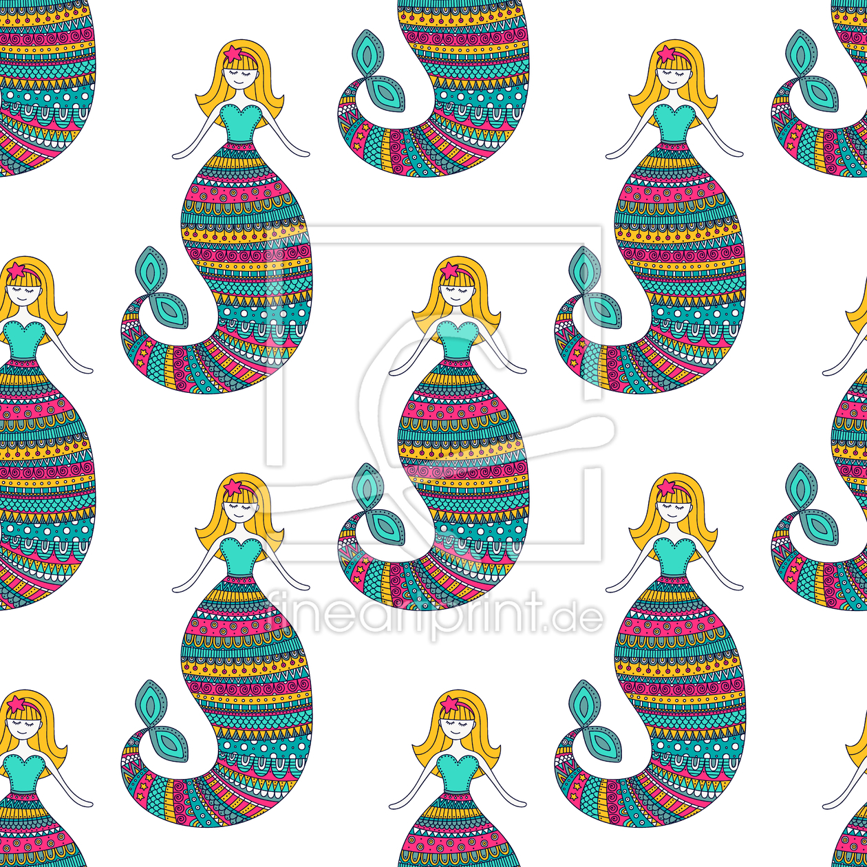 Bild-Nr.: 9013328 Verschlafene Meerjungfrau erstellt von patterndesigns-com