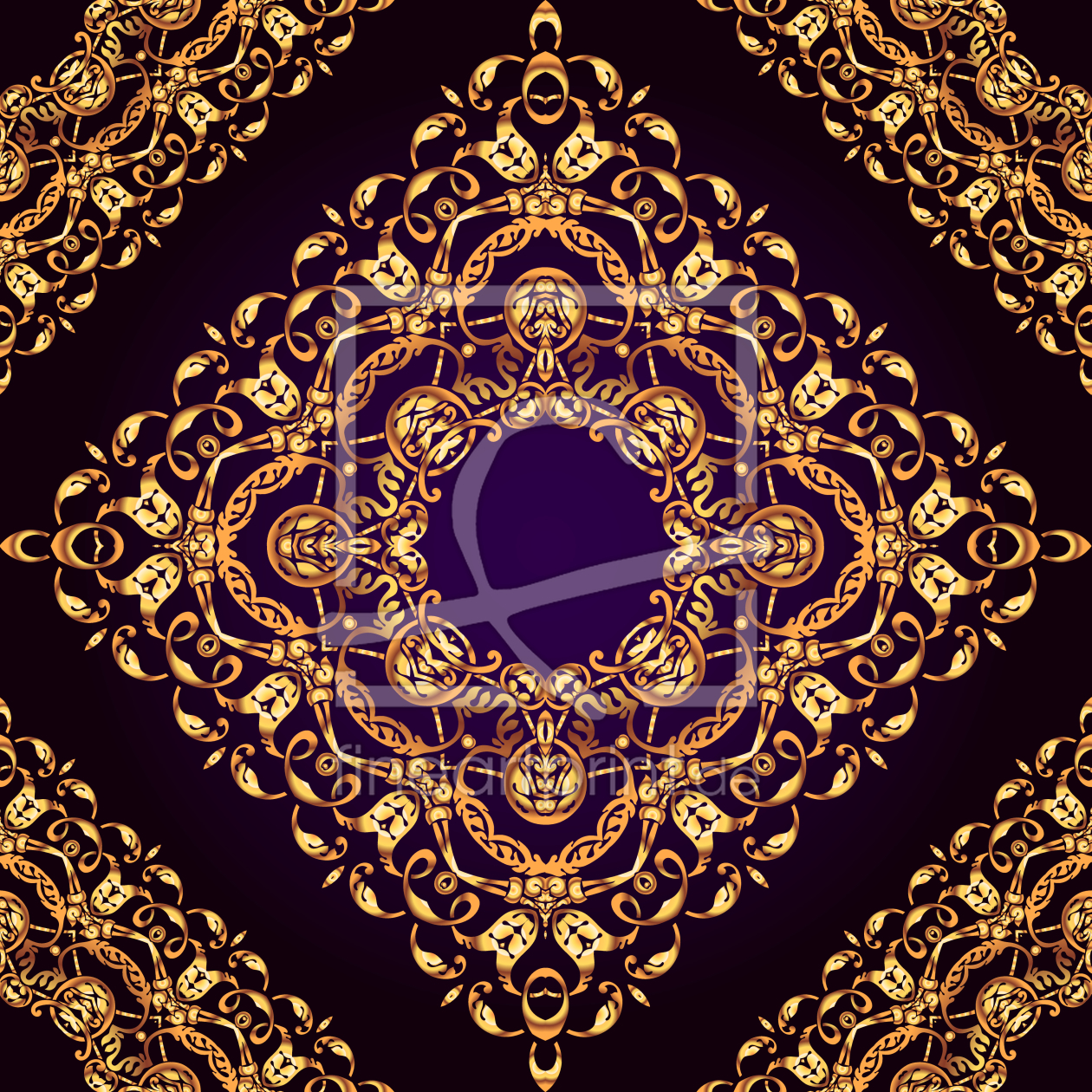 Bild-Nr.: 9013355 Königliche Geometrie erstellt von patterndesigns-com
