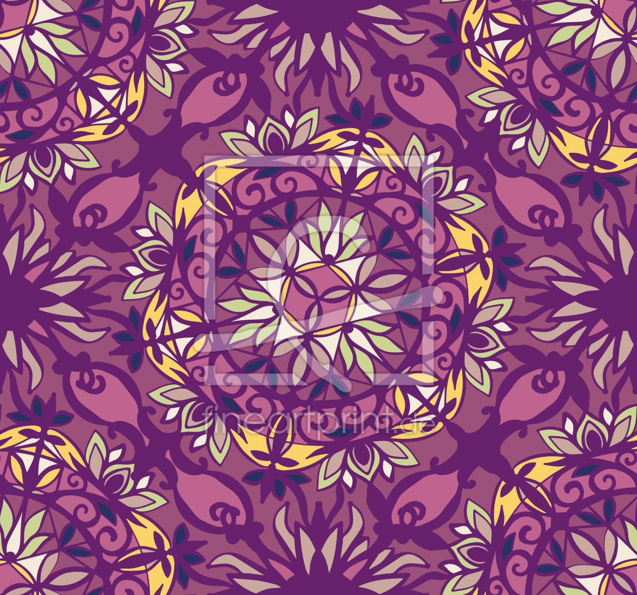 Bild-Nr.: 9013421 Amouröse Rosetten erstellt von patterndesigns-com