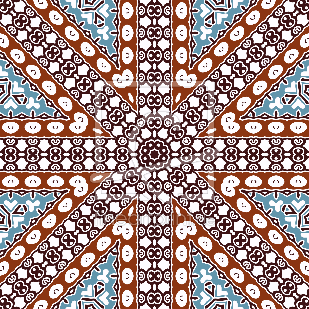 Bild-Nr.: 9013471 Halbkreismosaik erstellt von patterndesigns-com