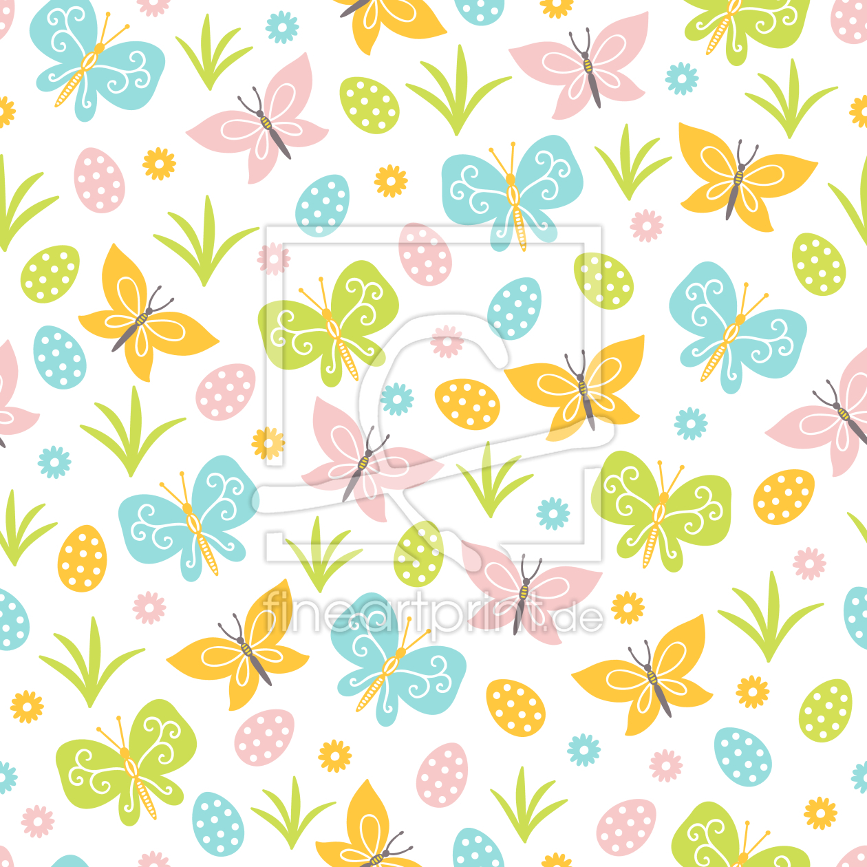 Bild-Nr.: 9013476 Osterschmetterlinge erstellt von patterndesigns-com