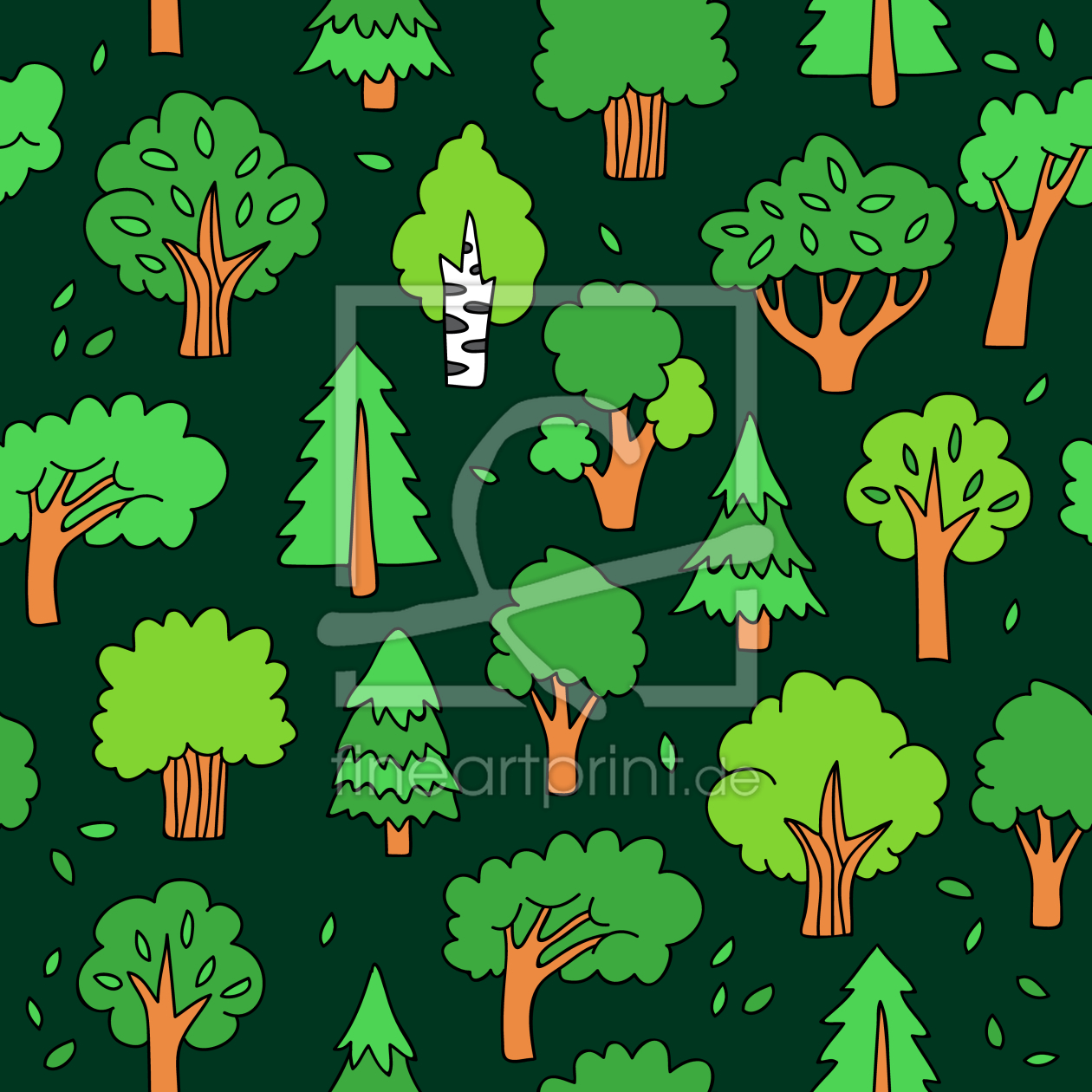 Bild-Nr.: 9013521 Magische Wälder erstellt von patterndesigns-com