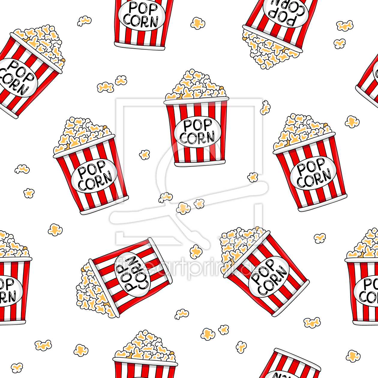 Bild-Nr.: 9013524 Köstliches Popcorn erstellt von patterndesigns-com