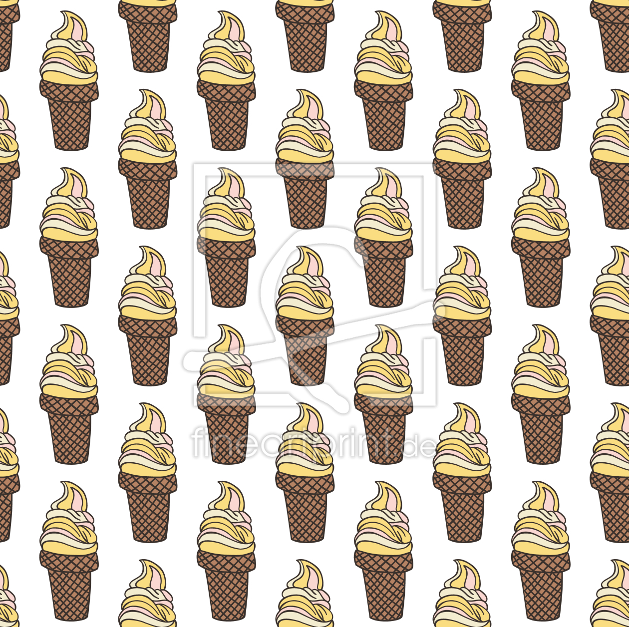 Bild-Nr.: 9013557 Bananen Eiscreme erstellt von patterndesigns-com