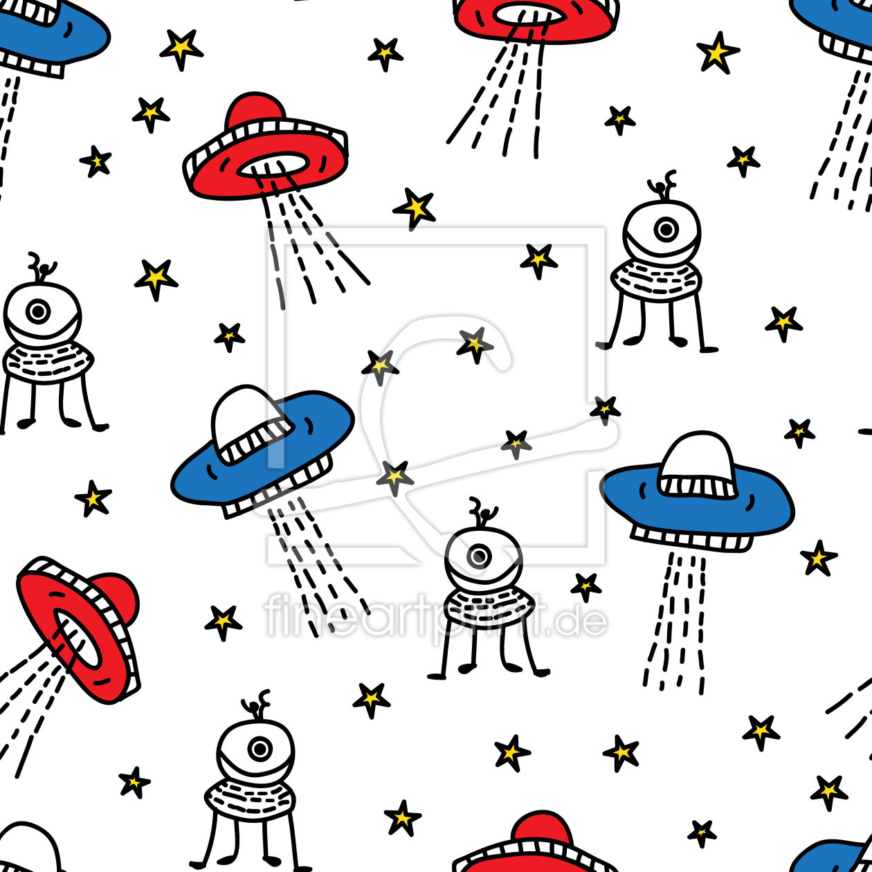 Bild-Nr.: 9013564 Kleine Aliens erstellt von patterndesigns-com