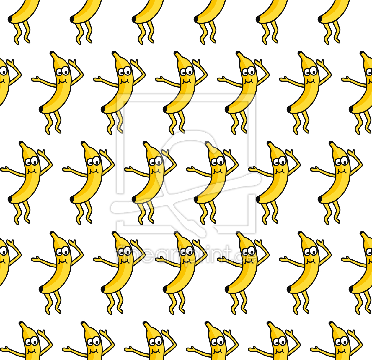 Bild-Nr.: 9013590 Tanzende  Bananen erstellt von patterndesigns-com
