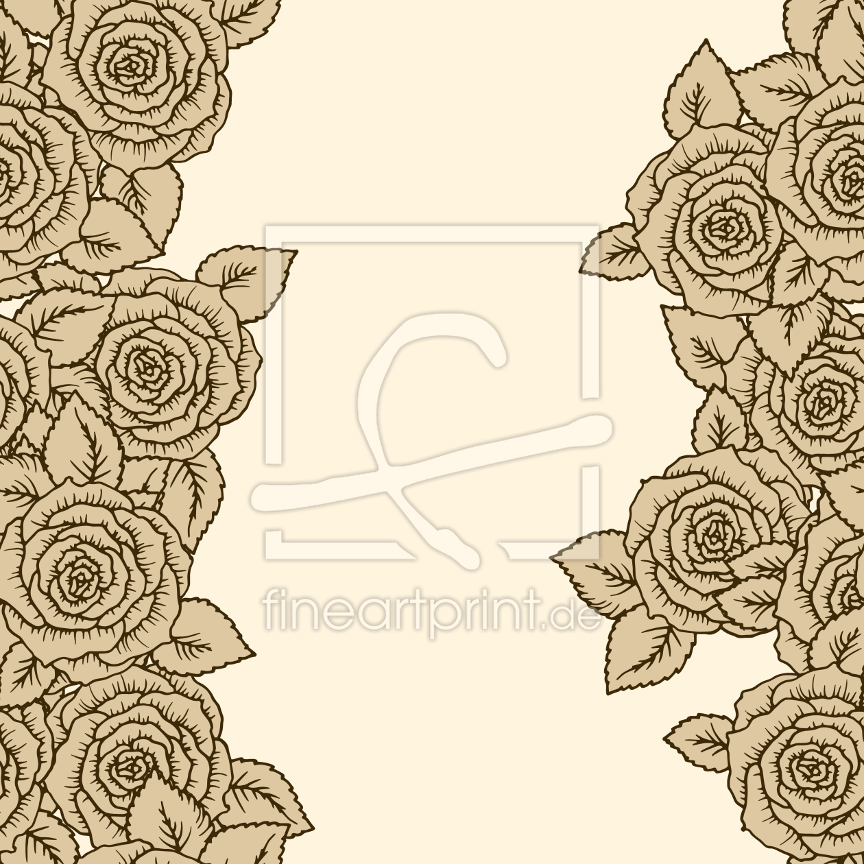 Bild-Nr.: 9013593 Gestreifte Dornröschen Rosen erstellt von patterndesigns-com