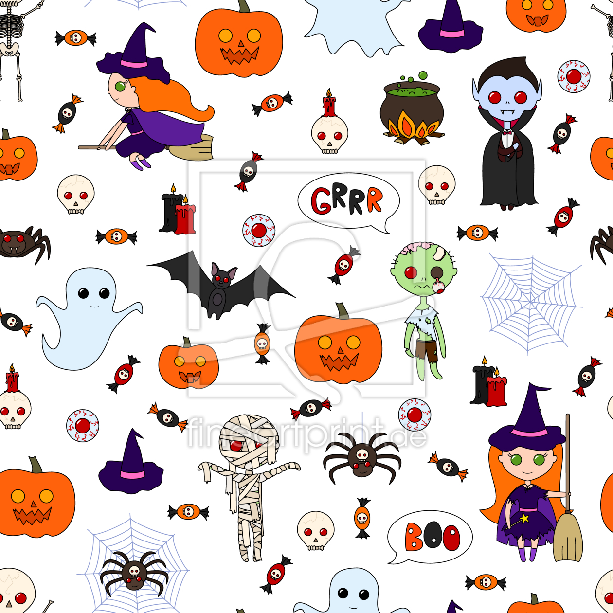 Bild-Nr.: 9013616 Typisch Halloween erstellt von patterndesigns-com