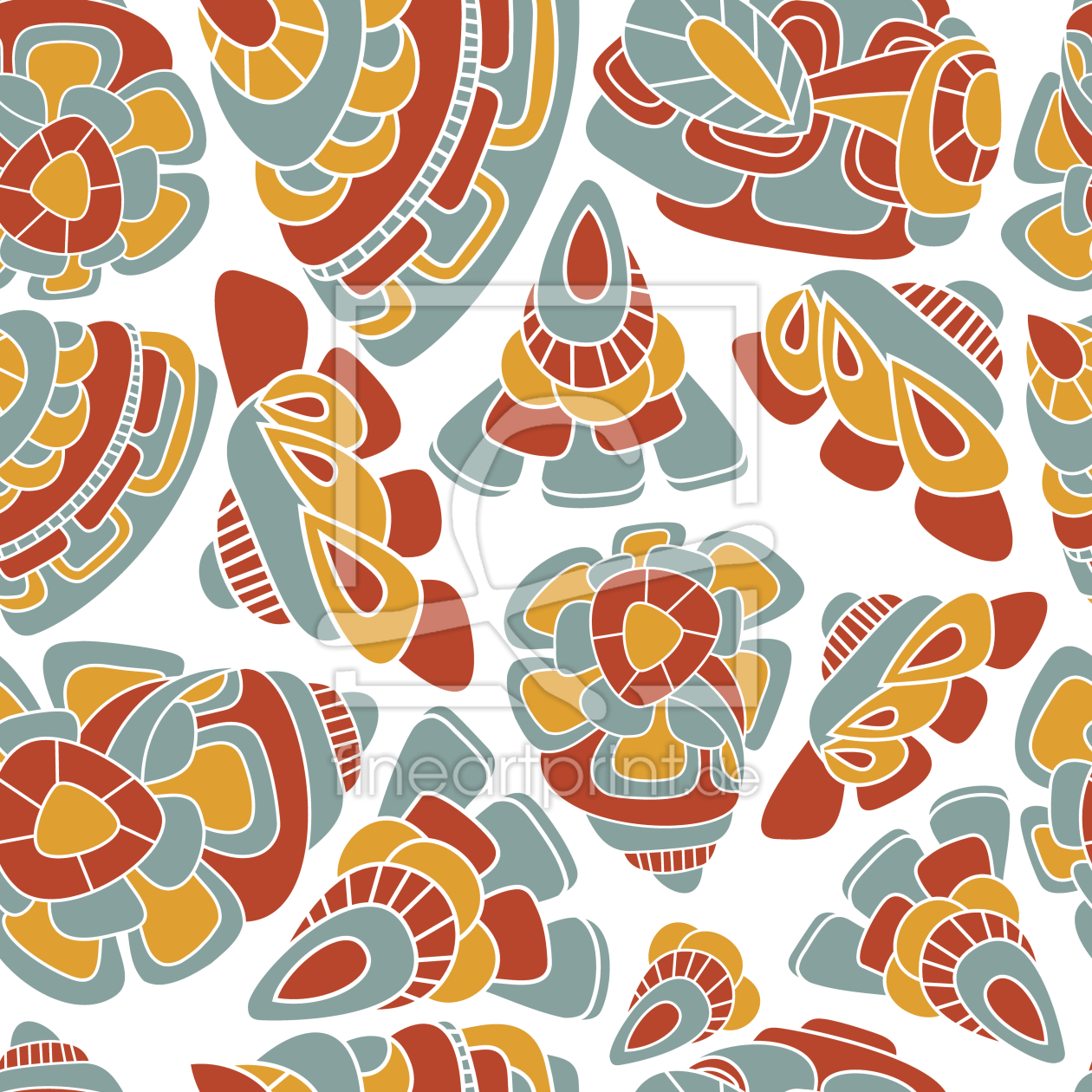 Bild-Nr.: 9013628 Abstrakte Ethnologische Figuren erstellt von patterndesigns-com