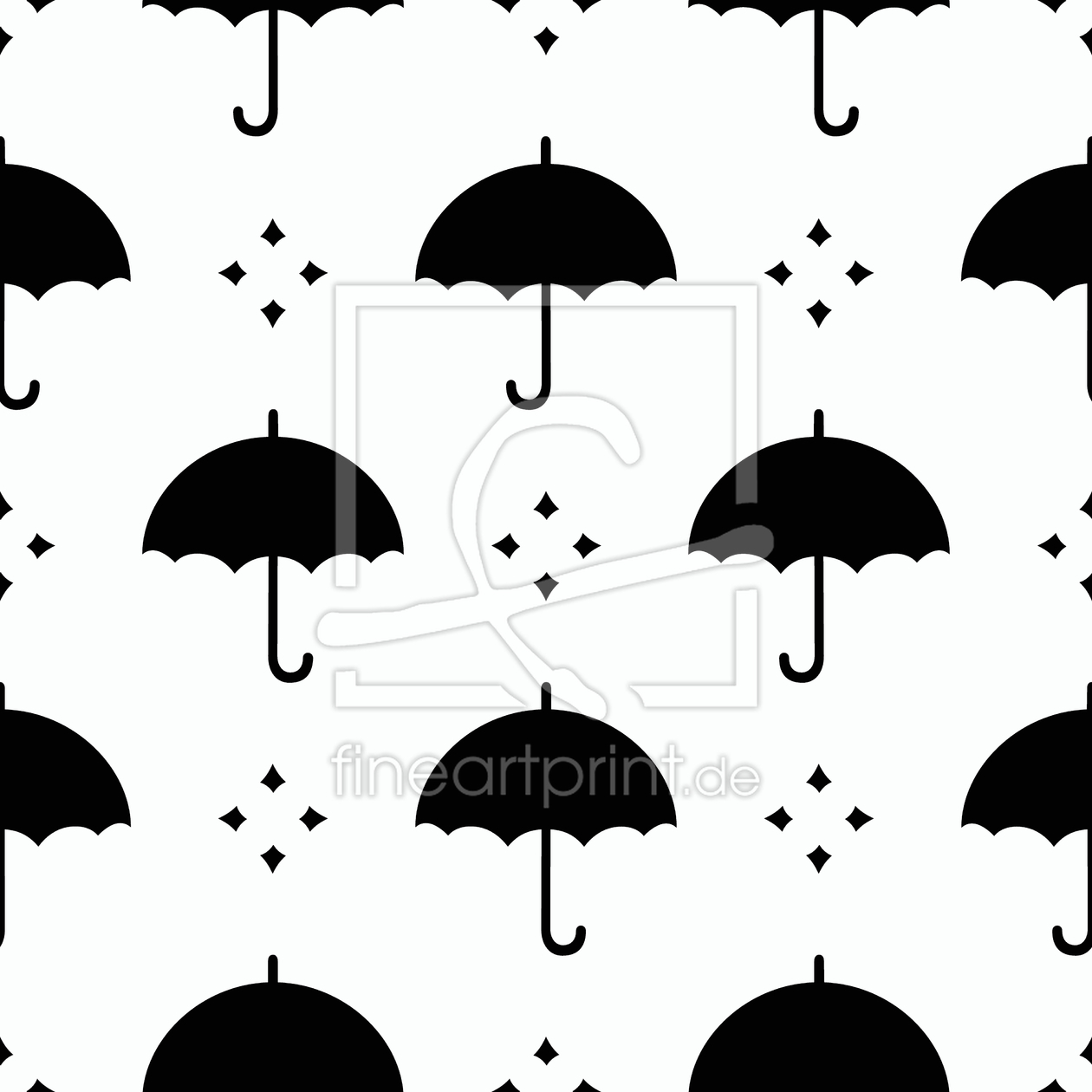 Bild-Nr.: 9013639 Regenschirm Silhouetten erstellt von patterndesigns-com