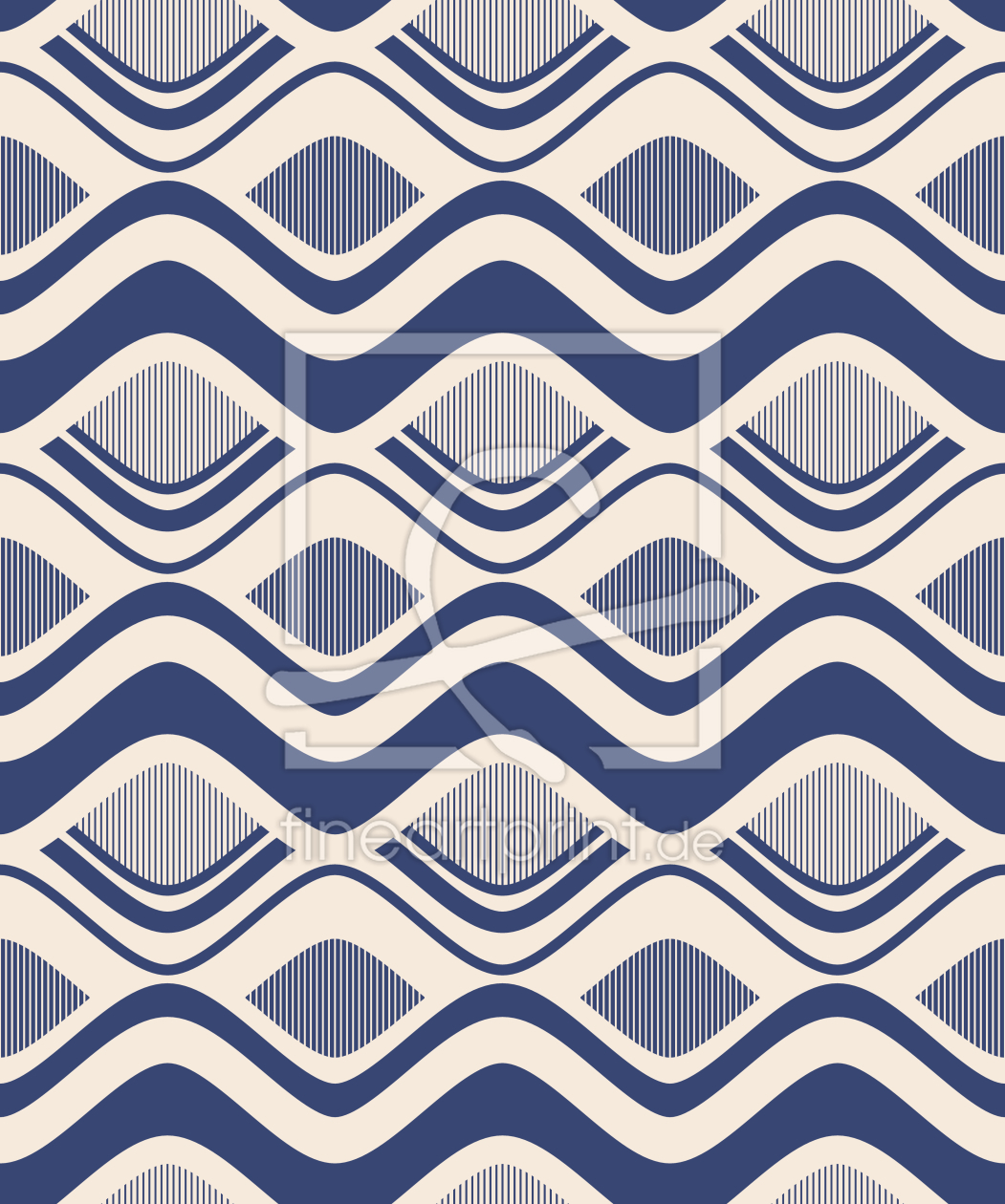 Bild-Nr.: 9013705 Retro-Wellen erstellt von patterndesigns-com