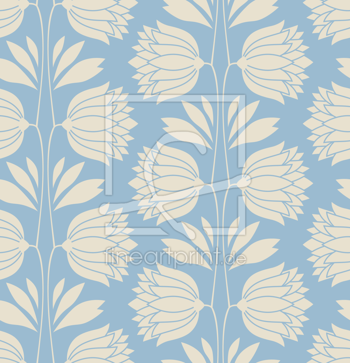 Bild-Nr.: 9013750 Vintage Blumen-Silhouetten erstellt von patterndesigns-com