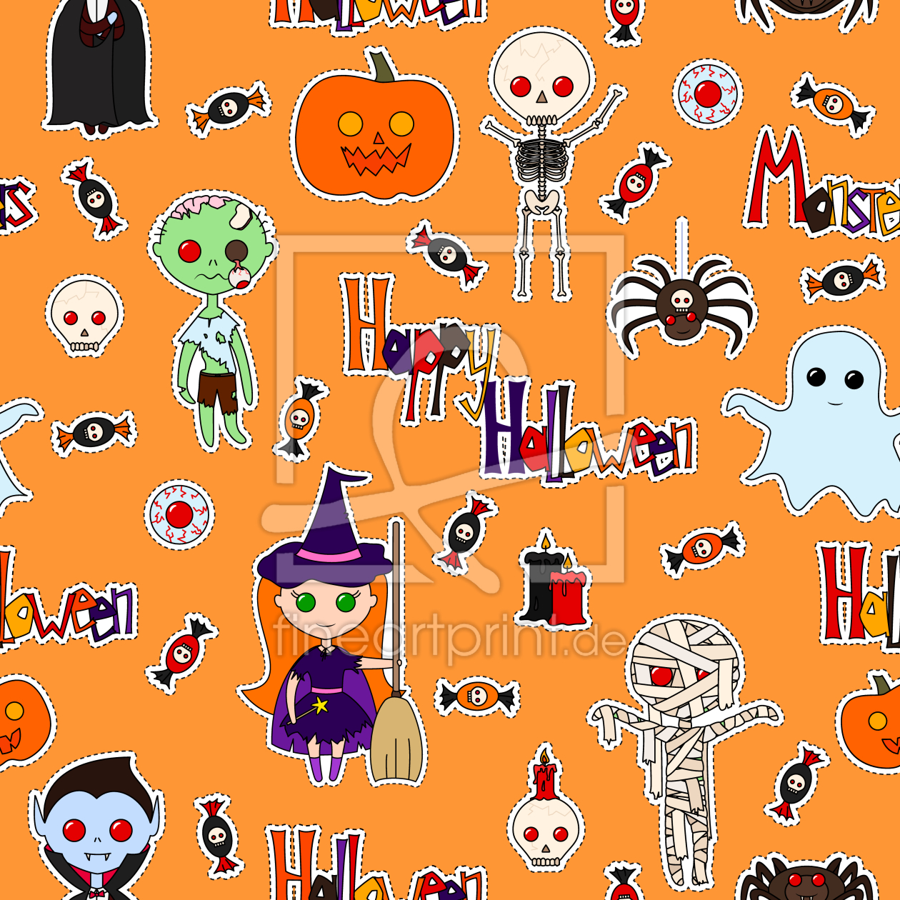 Bild-Nr.: 9013784 Halloween Party erstellt von patterndesigns-com