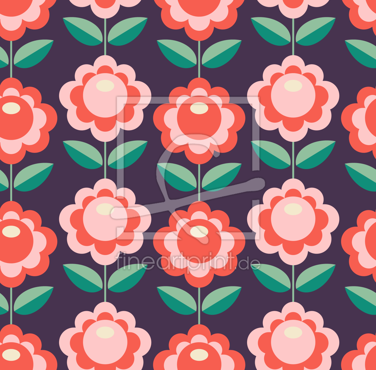 Bild-Nr.: 9013813 Niedlich Stilisierte Blüte erstellt von patterndesigns-com
