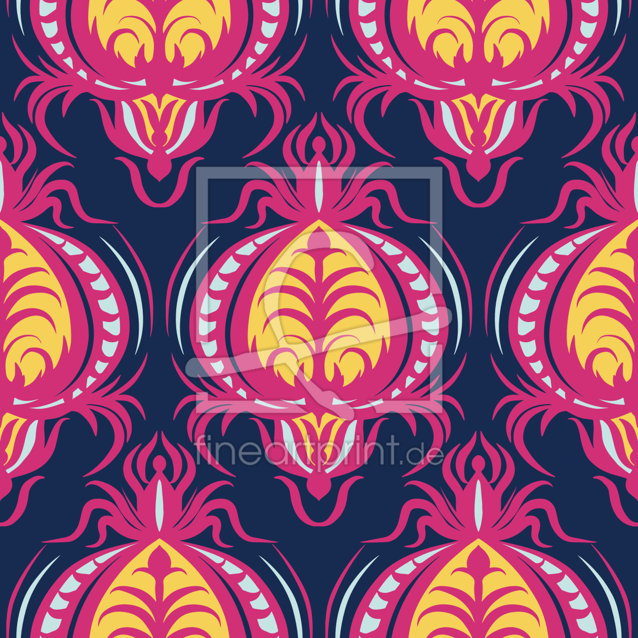 Bild-Nr.: 9013819 Verzeirte Fantasieblumen erstellt von patterndesigns-com