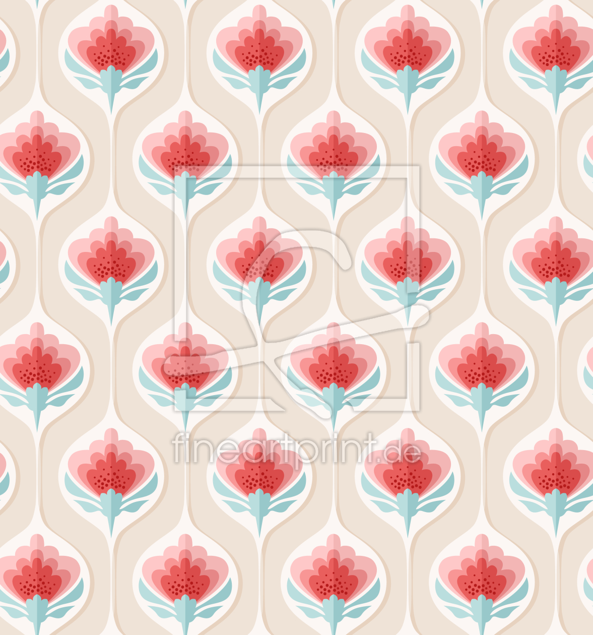 Bild-Nr.: 9013853 Blüte In Tropfen erstellt von patterndesigns-com