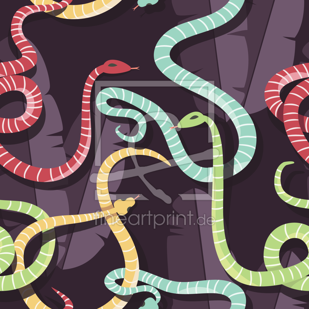 Bild-Nr.: 9013868 Freundliche Schlangen erstellt von patterndesigns-com