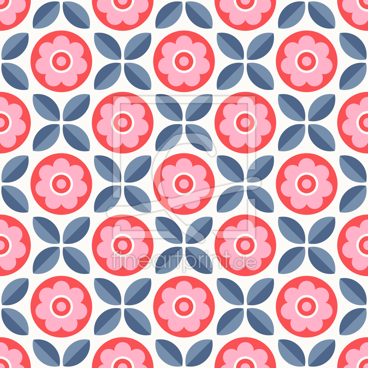 Bild-Nr.: 9013870 Angeordnete Blüten und Blätter erstellt von patterndesigns-com