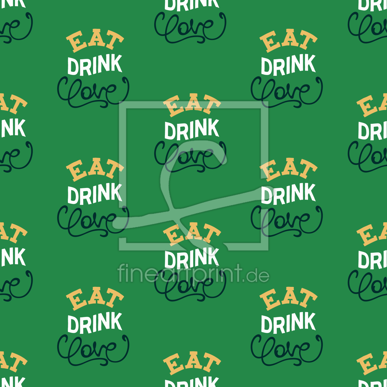 Bild-Nr.: 9013885 Eat Drink Love Schriftzüge erstellt von patterndesigns-com