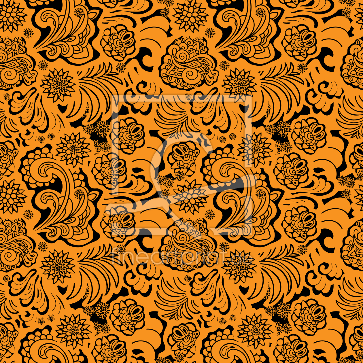 Bild-Nr.: 9013889 Orientalische Flora erstellt von patterndesigns-com