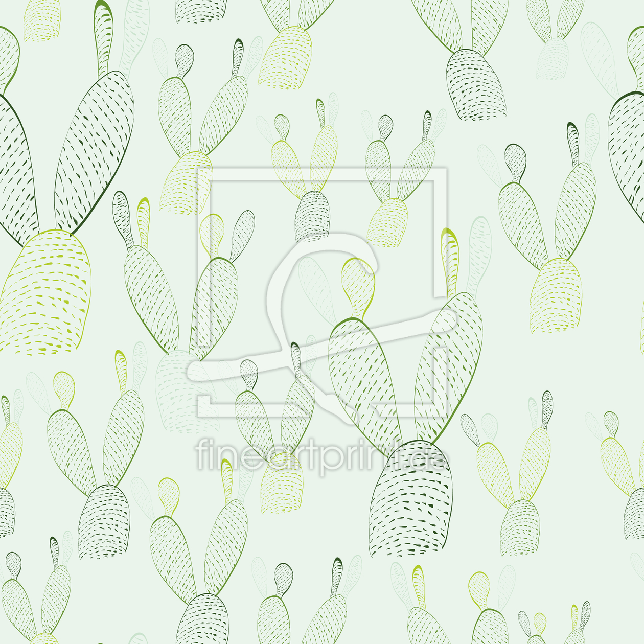 Bild-Nr.: 9013932 Hasenohren Nopal Kaktus erstellt von patterndesigns-com