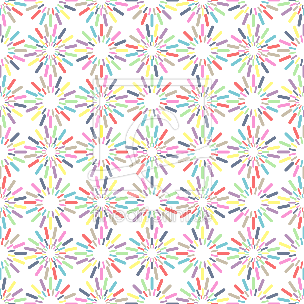 Bild-Nr.: 9013986 Bunte Streusel-Kreise erstellt von patterndesigns-com