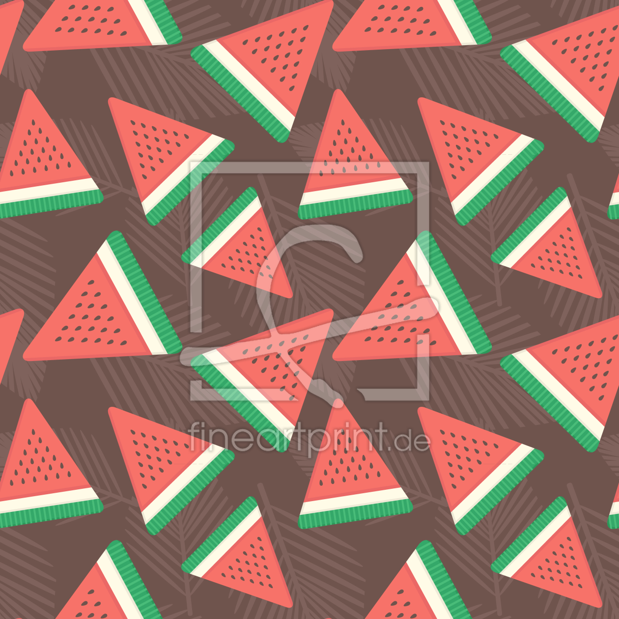 Bild-Nr.: 9014023 Flache Wassermelone erstellt von patterndesigns-com