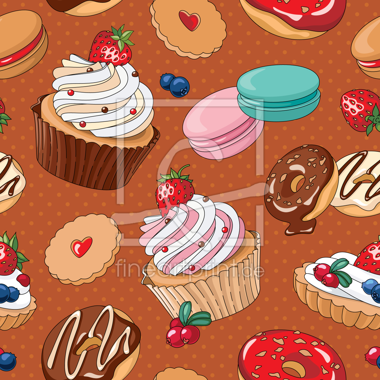 Bild-Nr.: 9014051 Verliebt in Desserts erstellt von patterndesigns-com