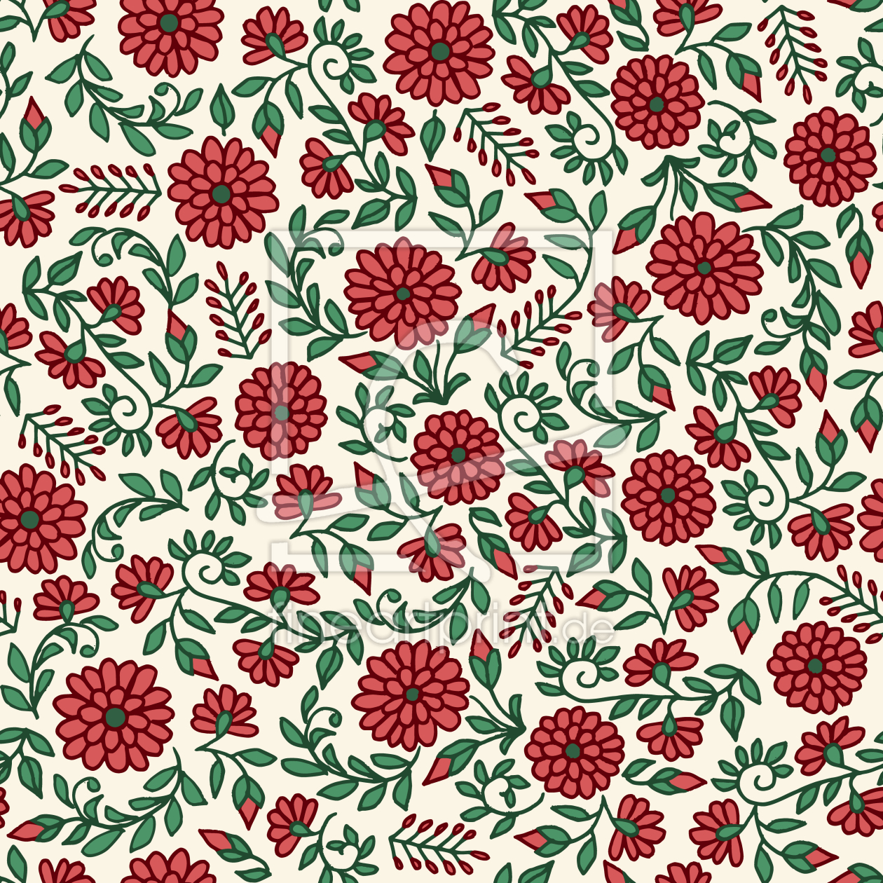 Bild-Nr.: 9014058 Rankende Blüten erstellt von patterndesigns-com