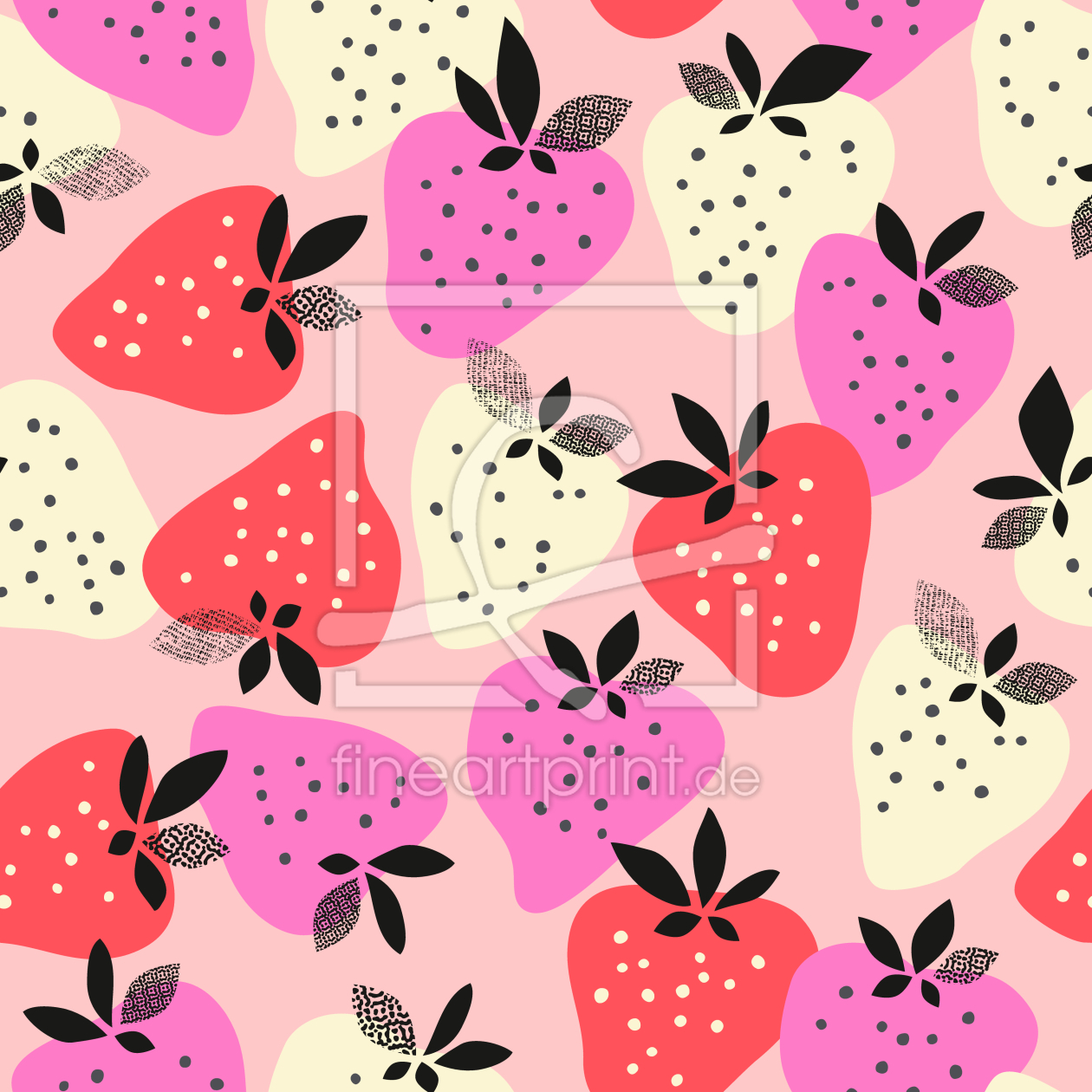 Bild-Nr.: 9014077 Entzückende Erdbeeren erstellt von patterndesigns-com