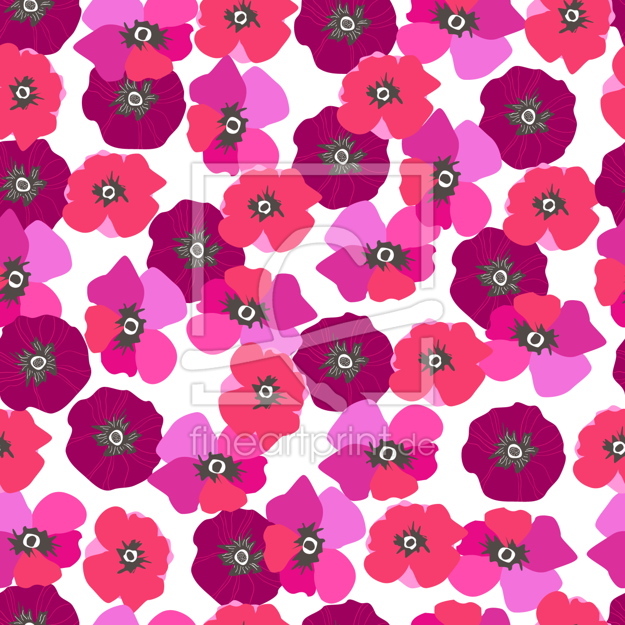 Bild-Nr.: 9014078 Mille Fleurs Stiefmütterchen erstellt von patterndesigns-com