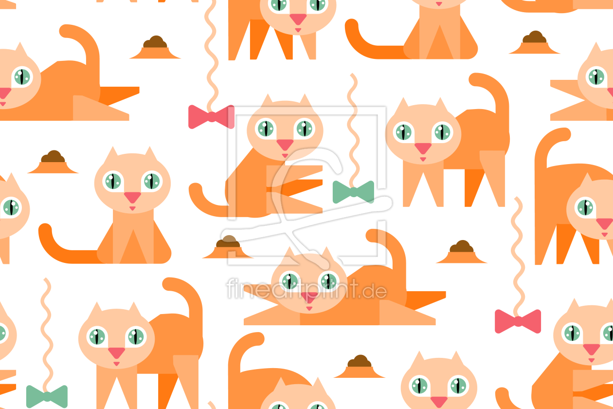 Bild-Nr.: 9014082 Verspielte Kätzchen erstellt von patterndesigns-com