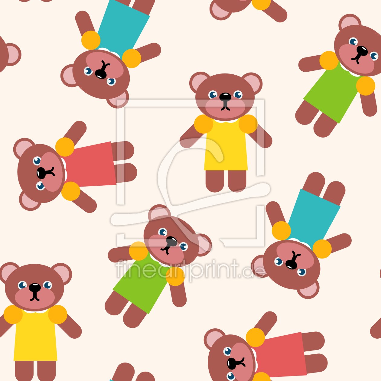 Bild-Nr.: 9014087 Teddy-Tanz erstellt von patterndesigns-com