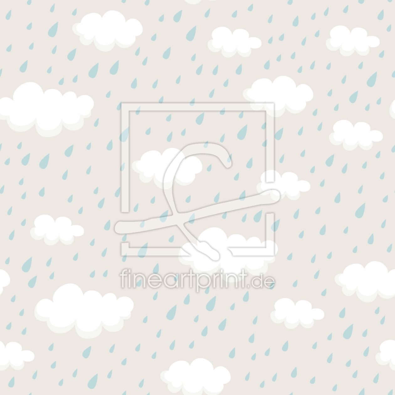 Bild-Nr.: 9014095 Regenwolken Und Regentropfen erstellt von patterndesigns-com