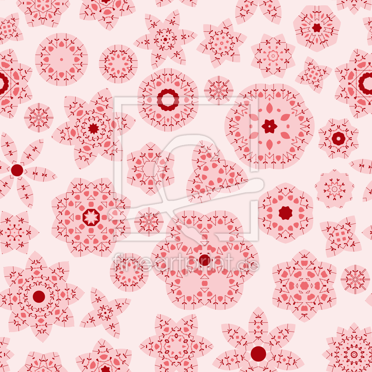 Bild-Nr.: 9014105 Zarte Mandala-Blumen erstellt von patterndesigns-com