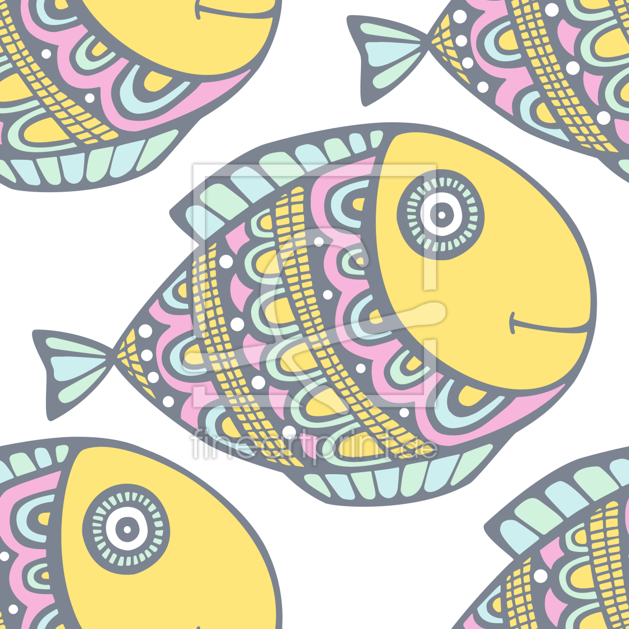 Bild-Nr.: 9014128 Doodle-Fische erstellt von patterndesigns-com
