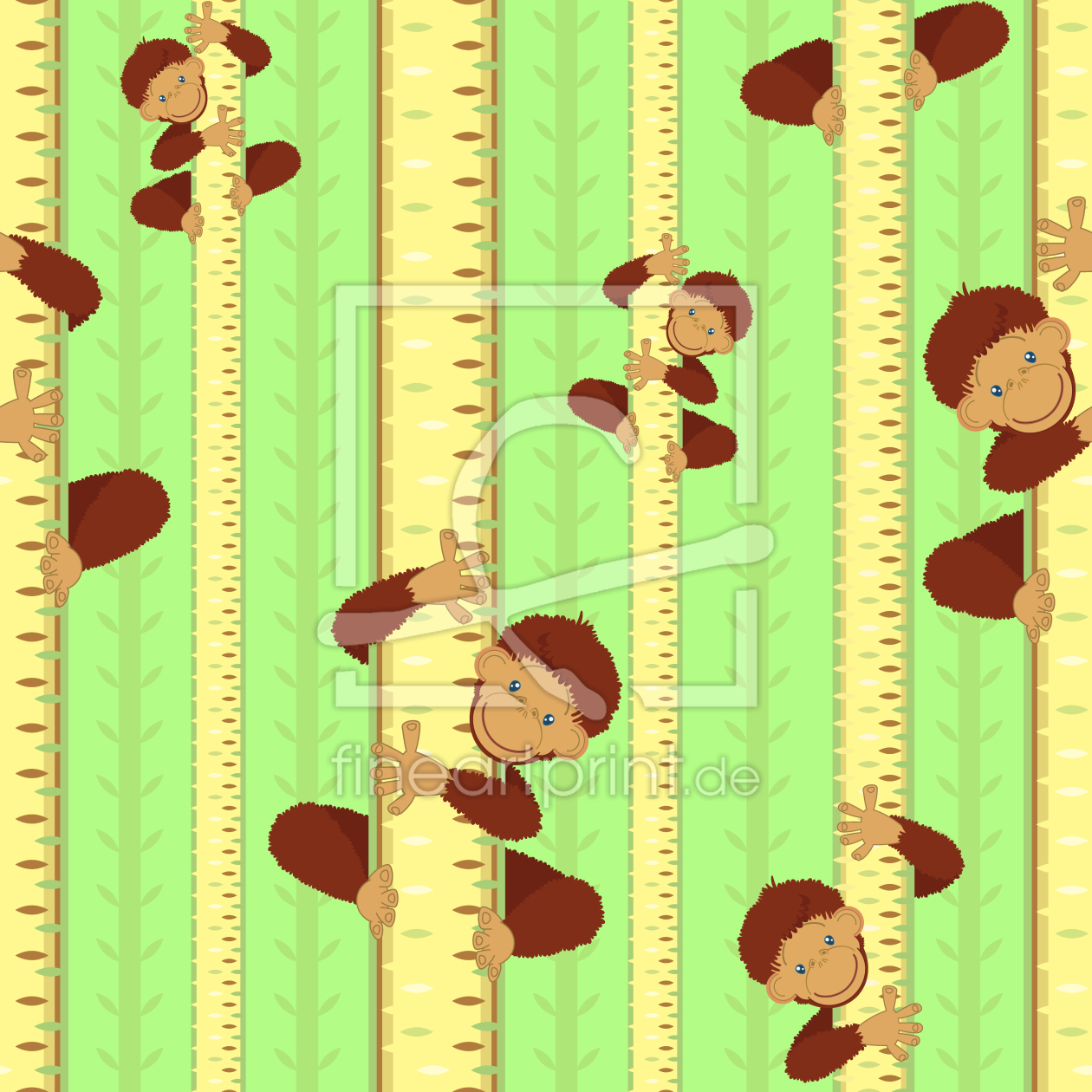 Bild-Nr.: 9014129 Freche Affenbande erstellt von patterndesigns-com