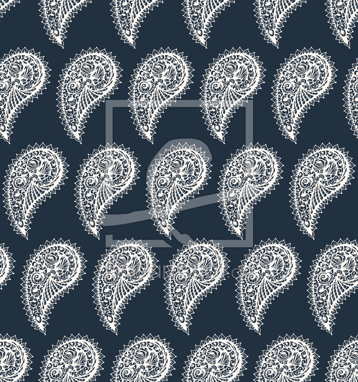 Bild-Nr.: 9014198 Natur-Wirbel Paisley erstellt von patterndesigns-com