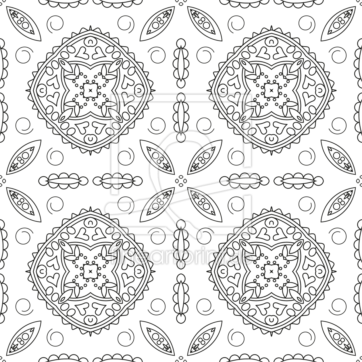 Bild-Nr.: 9014227 Driftende Blumen erstellt von patterndesigns-com