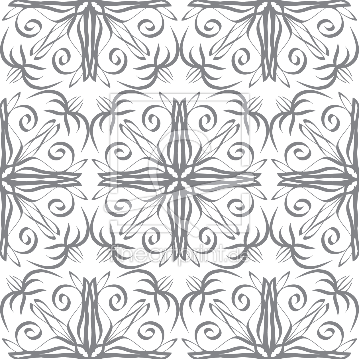 Bild-Nr.: 9014228 Florale Verbindungslinien erstellt von patterndesigns-com