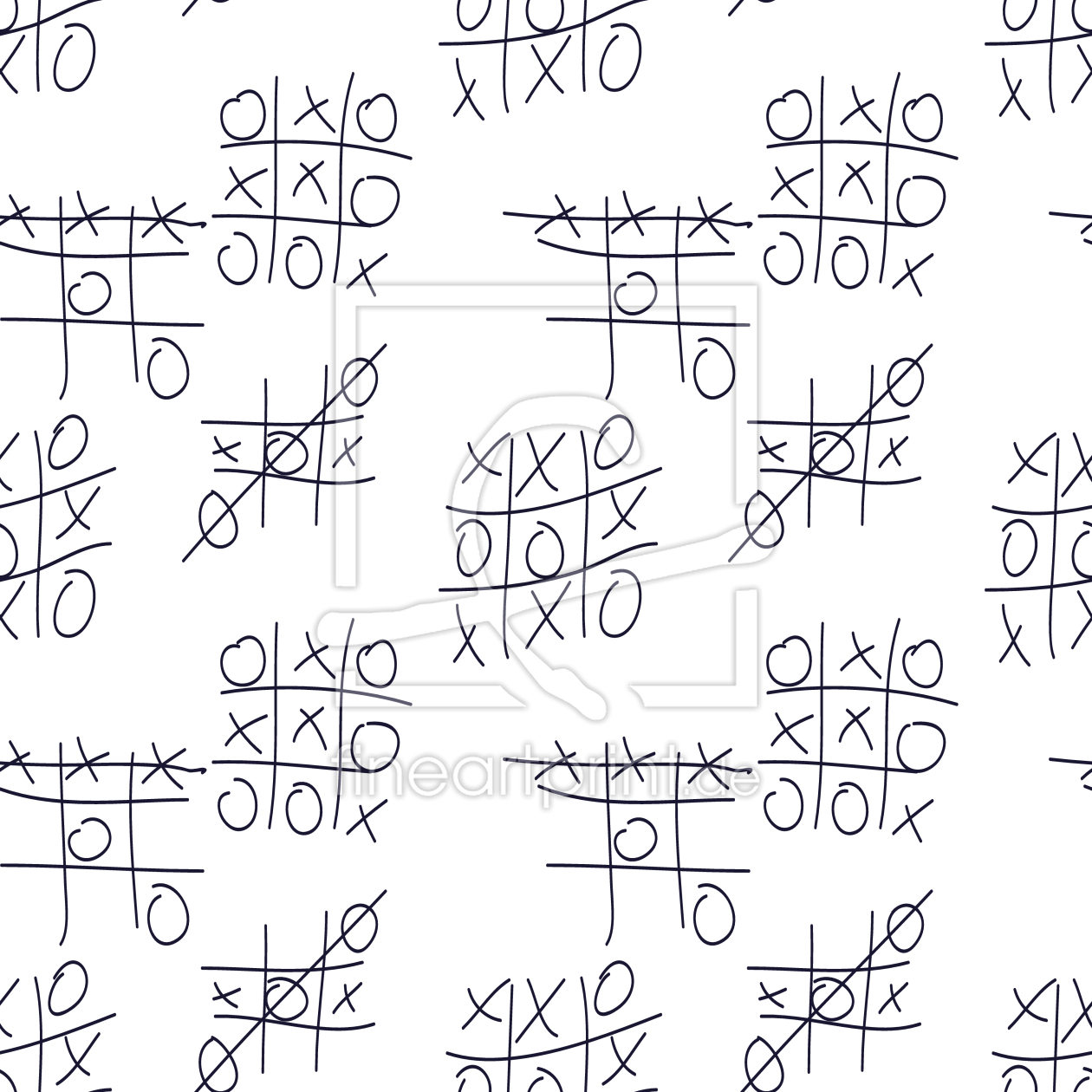 Bild-Nr.: 9014234 Tic Tac Toe Spiel erstellt von patterndesigns-com